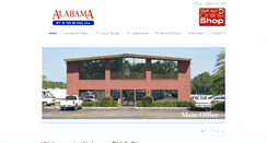 Desktop Screenshot of alabamarvandstorage.com