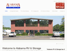 Tablet Screenshot of alabamarvandstorage.com